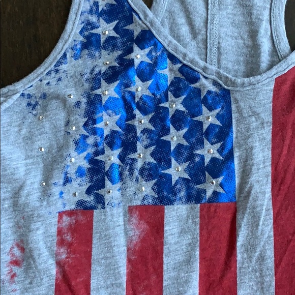 XS Guess American Flag Tank Top - Picture 3 of 6